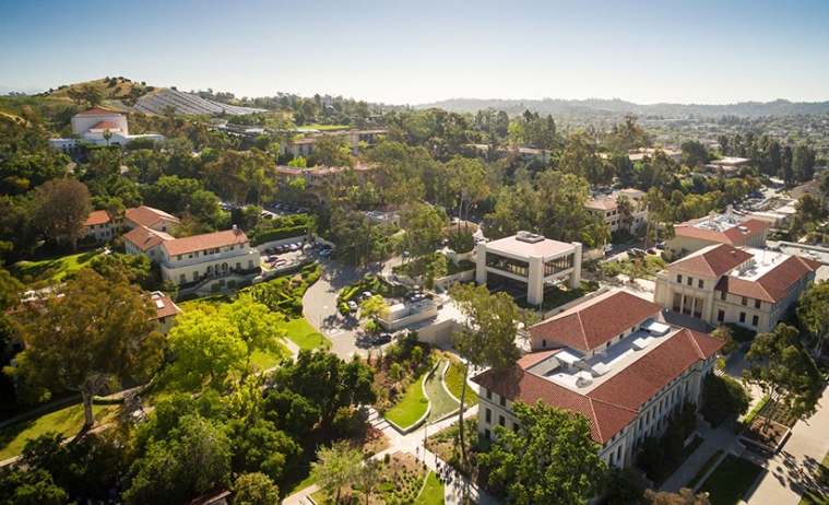 a view of «Ӱҵ's Los Angeles campus from above
