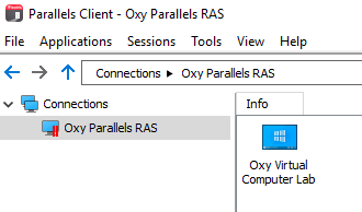 screenshot of «Ӱҵ Parallels RAS